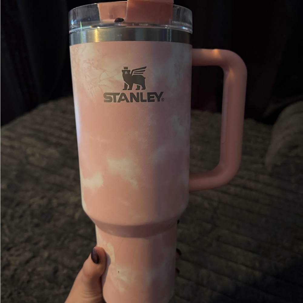 Stanley Blush Pink Travel Mug with Handle